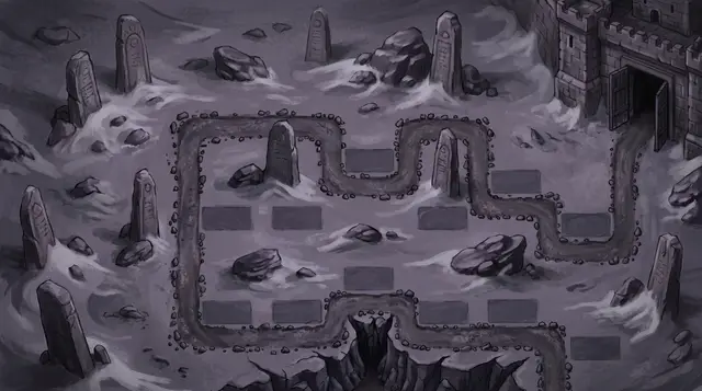 The Storm Summit map painting